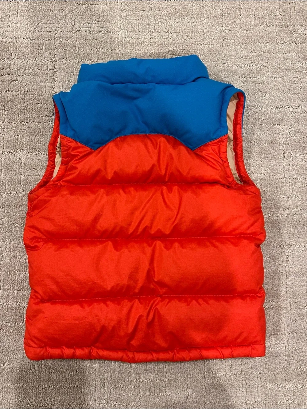 Patagonia toddler Red & Blue Puffer Vest